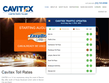 Tablet Screenshot of cavitexpressway.com